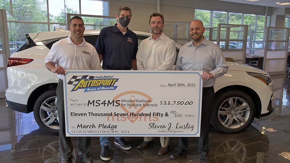 MS4MS Donation 2021 Autosport Acura of Denville